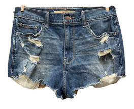 Hollister Women&#39;s High Rise Distressed Vintage Shorts Size 5, W27 - £14.01 GBP