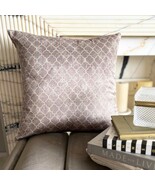 The HomeCentric Beige Throw Pillow Cover Velvet Geometric - Nour Beige - $626.63 MXN+