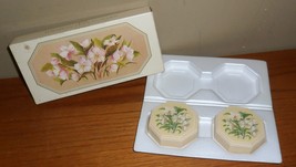 Vintage Avon WILD ROSE Hostess SOAP Bars w BOX - $24.00