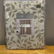 JCP Home Erlene Serene SAGE Green Leaves valance 60x15” Rod Pocket - $19.79