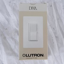 Lutron Diva DVF-103P-WH Fluorescente 3-Wire Atenuador un Polo / 3-Way Blanca - £68.82 GBP