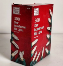 Home Accents Holiday 300 Ct Clear Christmas Incandescent Mini Lights TOL... - £9.36 GBP