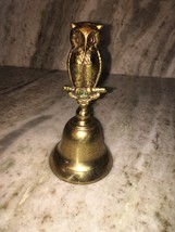 owl bell small antique-RARE VINTAGE COLLECTIBLE-SHIPS N 24 HOURS - $1,327.05 MXN