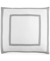 allbrand365 designer Colorblock Pillow Sham Size European Sham Color Black - £43.71 GBP