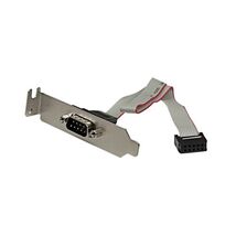 Startech 9 Pin Serial Male to 10 Pin Motherboard Header LP Slot Plate  - $11.00