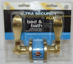 Ultra Security Plus Bed Bath Interior Privacy Locking Door Knob - £28.18 GBP