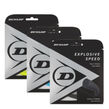 Dunlop Explosive Speed 1.25mm 17Gauge 12m Tennis Racquet Racket Poly Str... - $24.21