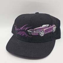 Vintage Plymouth Prowler Snapback Hat Black Embroidered Auto Advertiseme... - $44.58