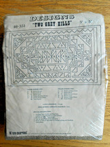 Rc Rug Crafters Two Grey Hills Burlap Canvas Vintage Usa Tufting Rug Making New - $69.00