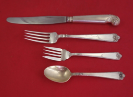 George II Plain by Birks Sterling Silver Dinner 4-pc Setting - £262.13 GBP