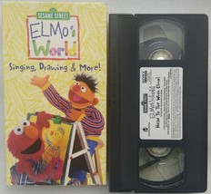 VHS Sesame Street - Elmos World - Singing, Drawing More (VHS, 2000) - $15.63