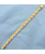 Nugget Style Abstract Design Bracelet in 14K Yellow Gold - $1,427.00