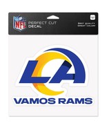 Los Angeles Rams Decal 8x8 Perfect Cut Color Slogan - $48.40 CAD
