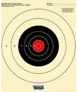B-16 black w/red center Offical 25 Yd Slow Fire Pistol Target (1,000) Ta... - £121.14 GBP