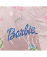 Barbie Dessert Napkins Kids Birthday Party Supplies 16 Per Package Hallm... - $7.25