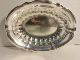 Hollowware Gorham Silverplated 10&quot; Serving Tray Oval Platter Y768 Silver... - $30.00