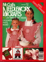 McCall&#39;s Needlework &amp; Crafts Magazine November/December 1983 Crochets Knits More - £6.04 GBP