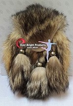 Scottish Kilt Sporran Fox Fur, fox fur head pure leather (Free Belt Incl... - $2,264.65 MXN