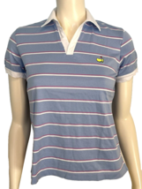 Magnolia Lane Blue, Pink, White  Collared Short Sleeve Masters Golf Shir... - £26.06 GBP