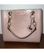 Michael Kors Small Satchel Bag Pink &amp; Gold Purse Handbag - €105,26 EUR
