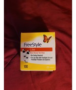 100 FreeStyle Lite Blood Glucose Test Strips (Sealed, Slightly Damaged Box) - $60.00