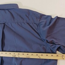 Chaps Button-Down Collar Men's Blue Cotton Shirt Long Sleeve Size XL image 11