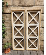 Trieste Distress White Farmhouse Arch Wood Shabby Chic Home Decor 36&quot;, S... - $84.83 CAD