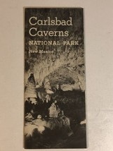 Carlsbad Caverns National Park Brochure Vintage New Mexico BR14 - $9.89