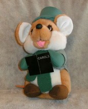 Applause Plush Mouse 1988 Caroler Vintage Medium Size 11&quot; CUTE - £7.43 GBP