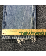 Levis 505 Jeans Kids 10 Slim Blue Denim Red Tab Adjustable Waist Distressed - $9.90