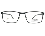 Scott Harris Eyeglasses Frames SH-646 C1 Black Rectangular Full Rim 54-1... - $60.59