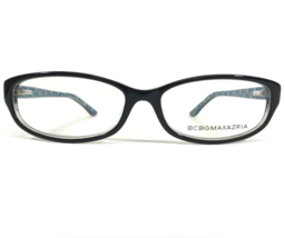 Bcbgmaxazria Eyeglasses Frames Tatiana Black Blue Clear Rectangular 53-15-140 - £54.71 GBP