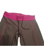Xersion Capri Leggings Women’s Large Pink Gray Stretchy Athletic Workout... - $182.25 MXN