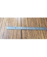 Johnson 7202 6-Inch Stainless Steel Pocket Ruler - Missing Level Clip - £3.10 GBP