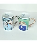 2 Danbury Mint Comical Cat The Mouser &amp; Time Out Coffee Cup Mug Gary Pat... - £25.62 GBP