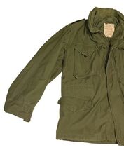 Vintage U.S. Army M-65 Field Jacket OG-107 Cold Weather Medium Regular 1970s image 2