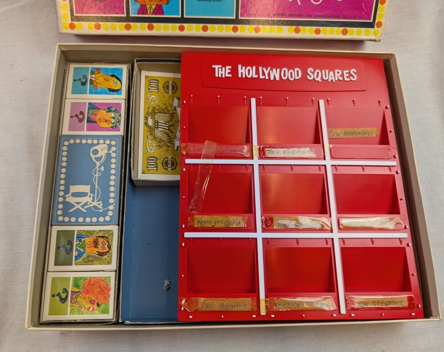 The Hollywood Squares ~Vintage Board Game 1967- Complete Item image 2