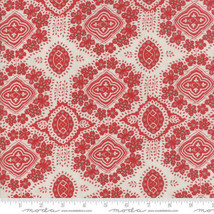 Moda PORTSMOUTH Stone/Red 14861 21 Fabric By The Yard Minick &amp; Simpson - £8.31 GBP