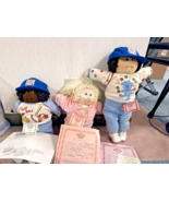 3pc lot 1984 Cabbage Patch Doll Vintage W/ Original Papers - €239,91 EUR