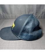 Eddie Bauer Trucker Baseball Cap Hat Blue Mesh Adjustable Embroidered Logo - $13.51 CAD