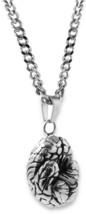 Anatomical Brain Necklace 3D Solid Stainless Steel No Tarnish No Color Change - £70.33 GBP