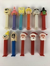 11 x VNTG PEZ Dispenser lot Star Wars Sponge Bob Santa Jack in the Box + More - £15.93 GBP