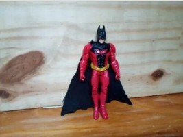 2012 The Dark Knight Rises Batman Red &amp; Black Suit 3.75” Action Figure Nice - £5.41 GBP