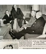 1952 Winston Churchill Harry Truman NY Washington UK Sphere Magazine Pri... - $247.64 MXN