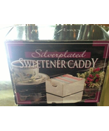 Vintage Elegant Silverplated Sweetener Sugar Packets Caddy Bridgeford NIB - $20.00