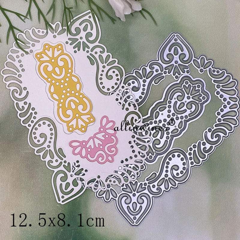 Sporting Flower lace frame series Metal Cutting Dies Stencils For DIY ScrapboAng - £23.89 GBP