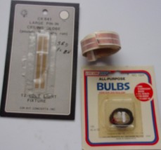 Vintage Cir-Kit Minature Dollhouse Roll Of Lighting Tape &amp; Bubls - £3.18 GBP