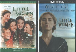 Little Women 1994+2020-Saoirse Ronan-Winona Ryder-Emma Watson-C. Danes-NEW 2 Dvd - £26.80 GBP