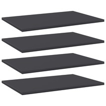  Shelf Set of 4 Gray Engineered Wood 23.6 x 15.7 in Shelf - $1,508.94 MXN