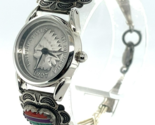 Indian Head Cent Sterling Silver Heart Inlay Bracelet Watch By G.I.I. - $157.91